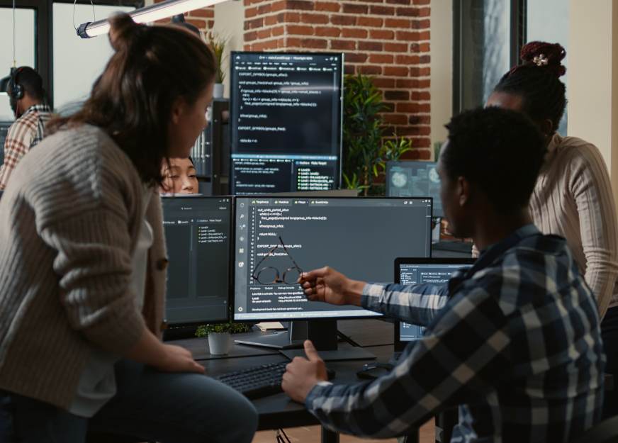 Technical support and IT engineering team at GetGo TechSolutions